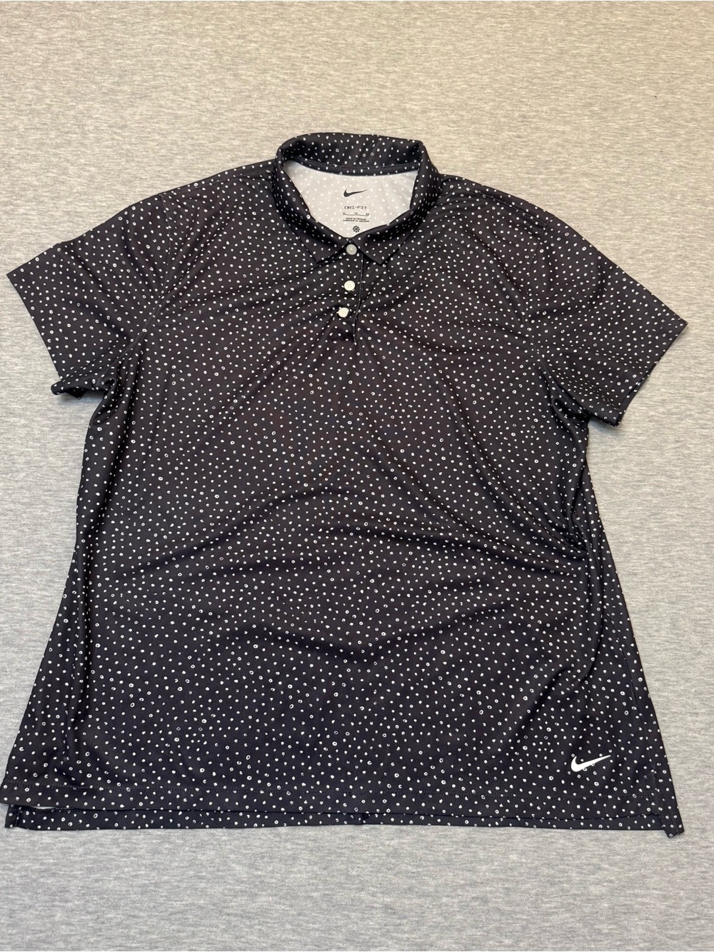 Nike Women’s Dri-Fit Top Golf Polo Athletic Tennis Activewear XL